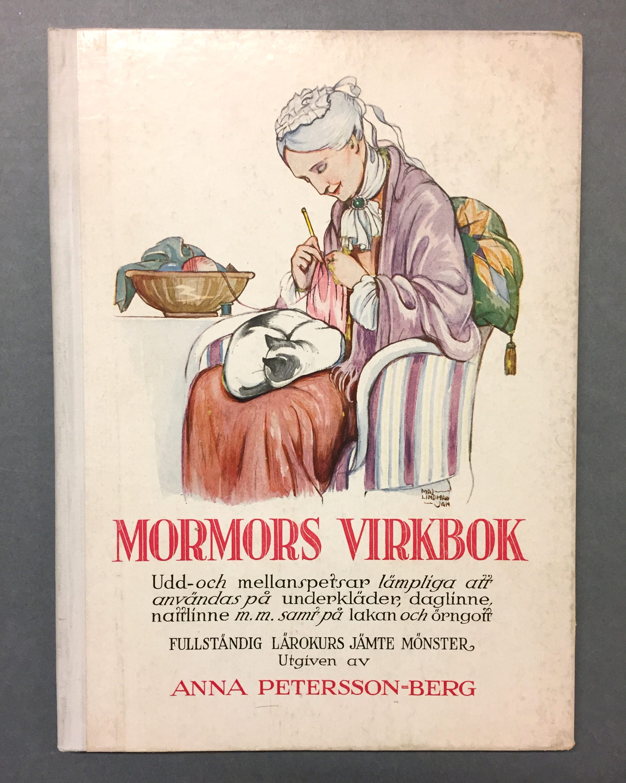 Petersson-Berg, Mormors virkbok, 1927. Foto: KB