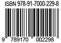 Exempel på hur ett ISBN/ISMN placeras i förhållande till en streckkod.