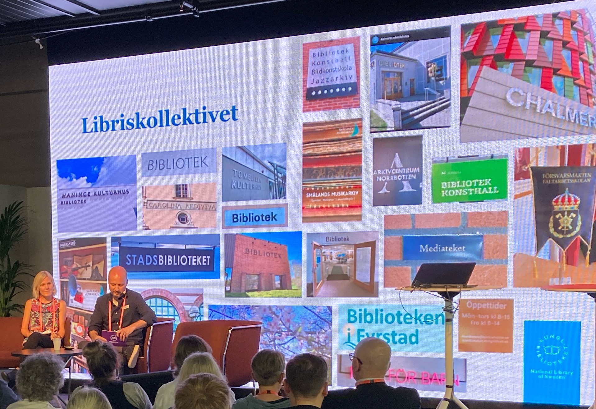 Libris på biblioteksscenen 2023