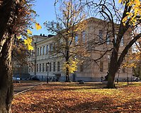 KB sedd ifrån den östra flygeln. Foto: KB/Eric Eskilsson